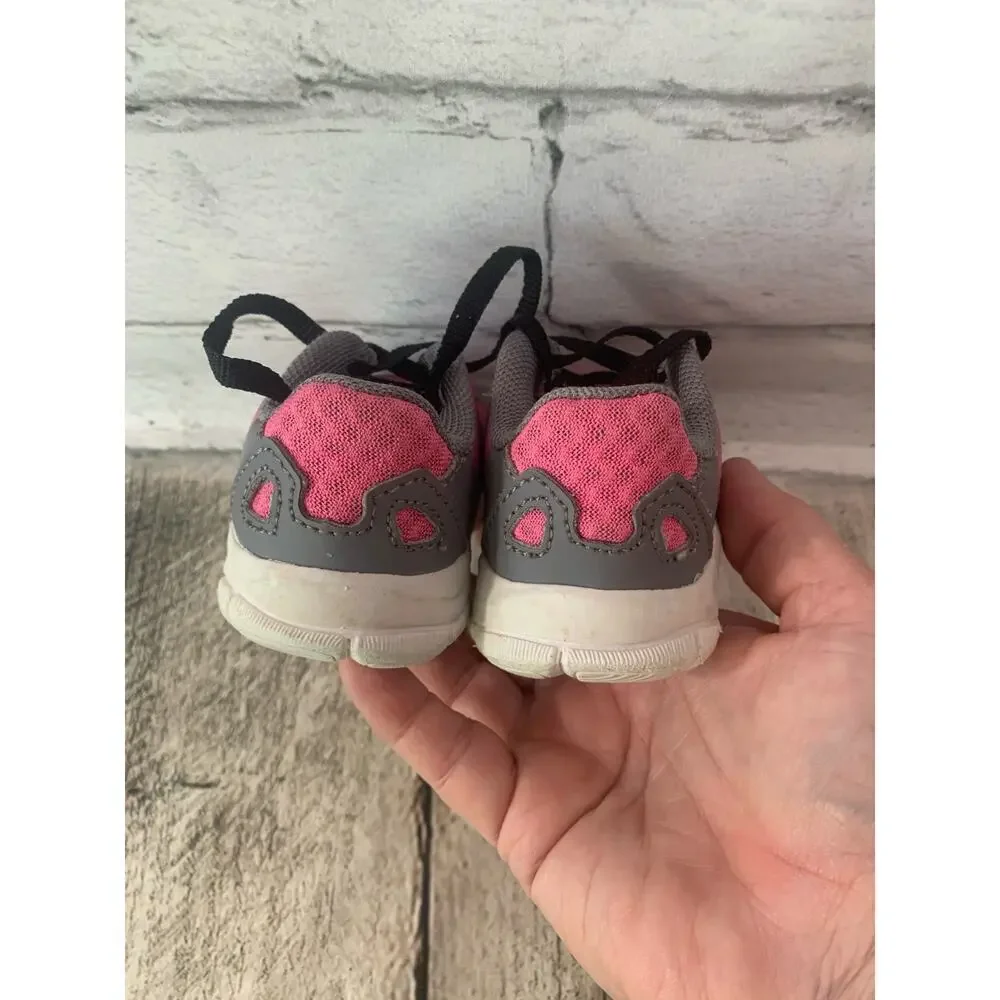 UNDER ARMOUR Girl’s Pink/Gray Sneakers / Size: 3